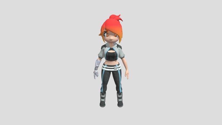 Belle 3D Model