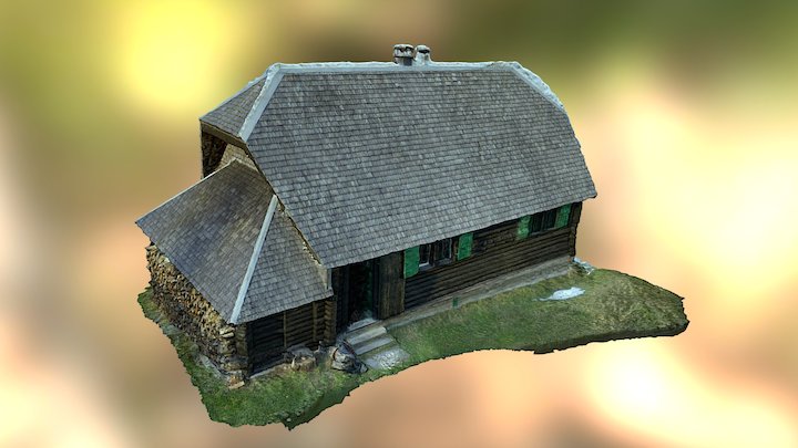 Refuge du Rain, Alsace, France 3D Model
