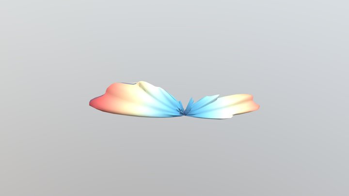 PG09-2B-Y Garnet Long Axis Orientations (Rose3D) 3D Model
