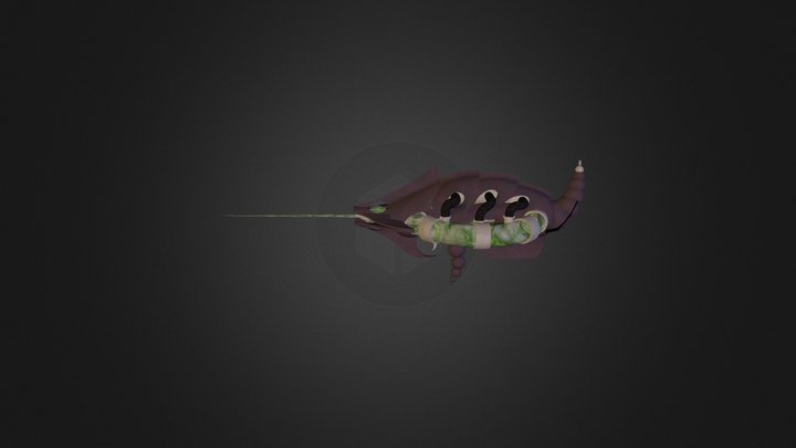 Alien Ray Gun 3D Model