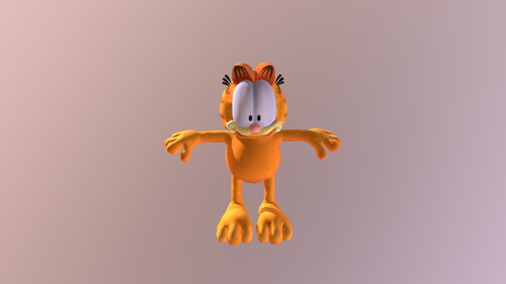 Garfield 3D Model