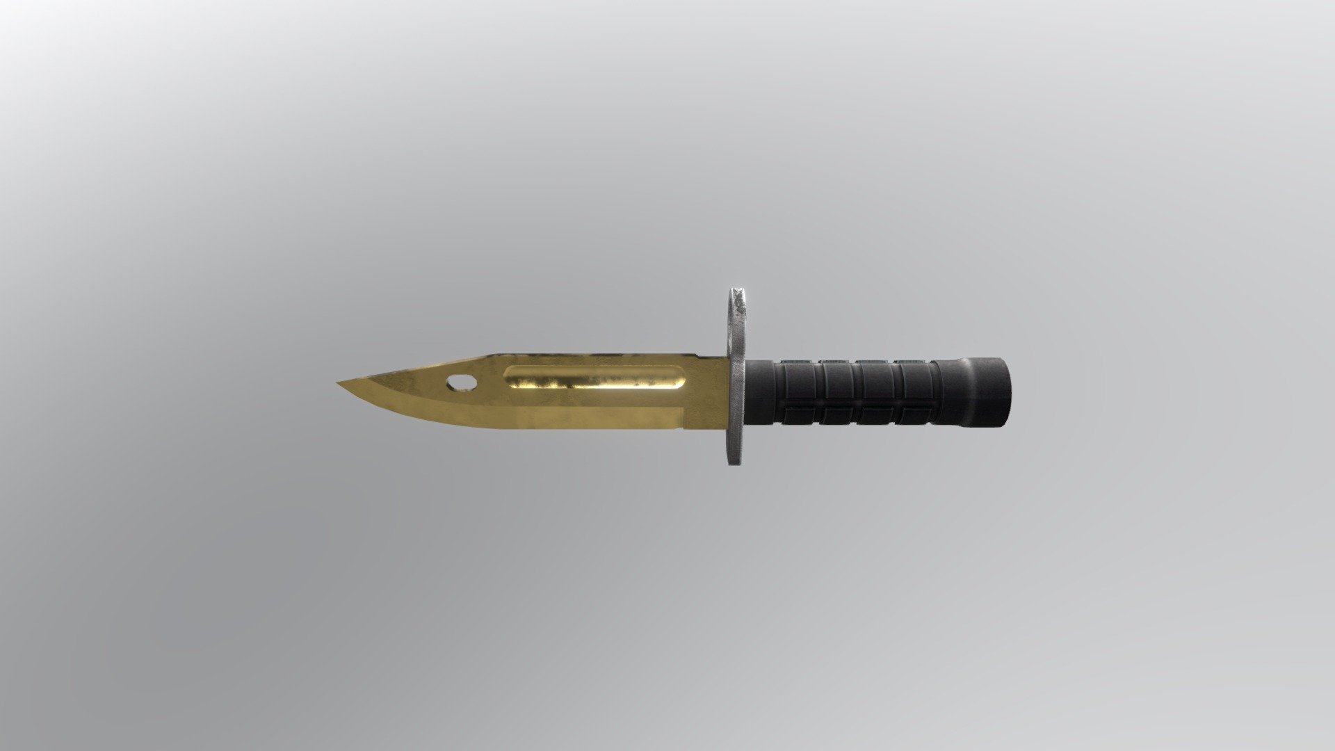 CSGO - M9 Bayonet | Brass - 3D model by New3D (@) [cfeea9a]