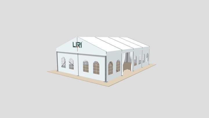 Small Wedding Tent 3D Model
