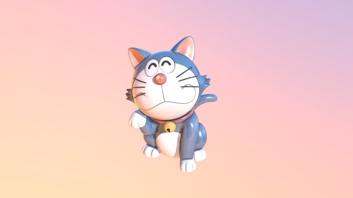 doraemon-lucky-cat 3D Model