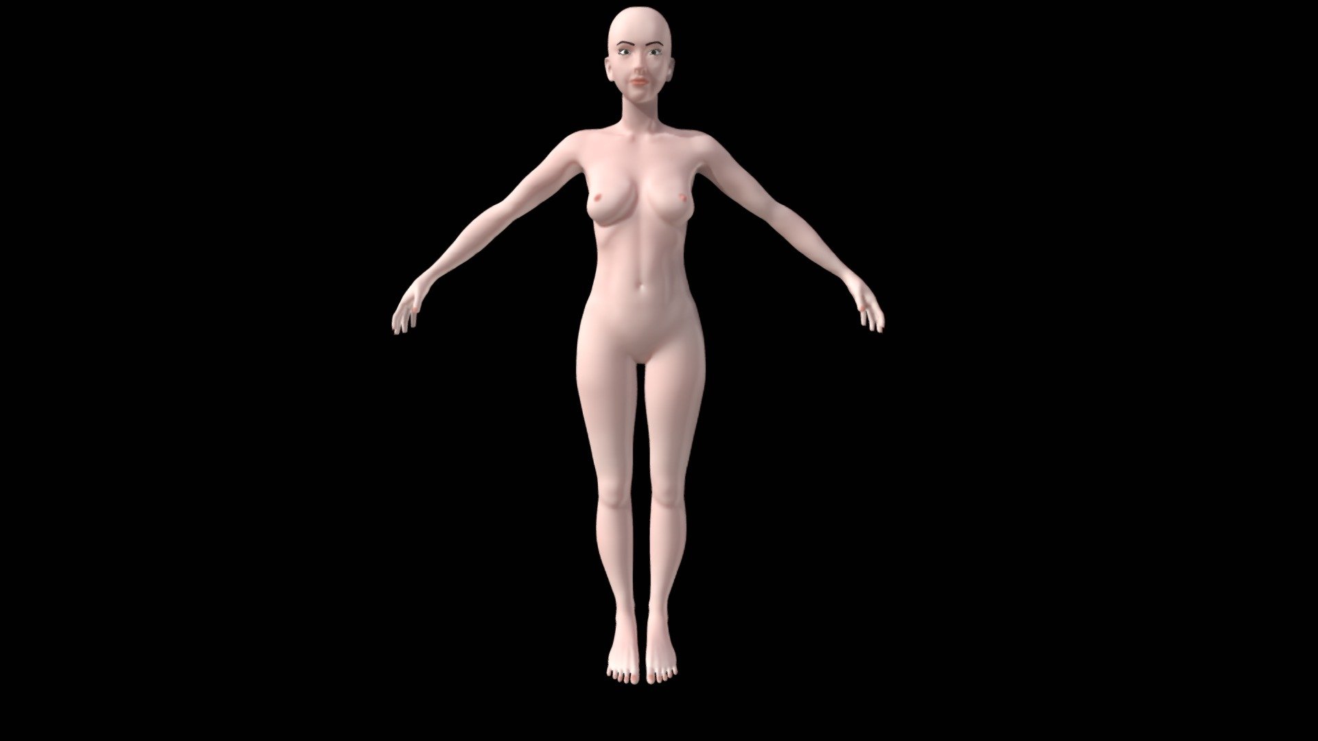 ArtStation - Female Character T Pose