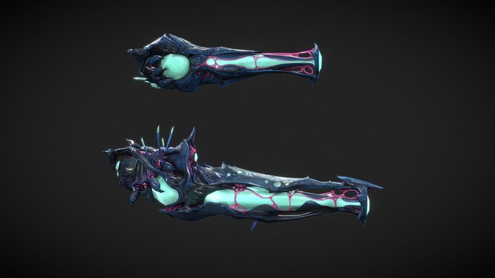 JMW - Helleye Hybrid Cannon 3D Model