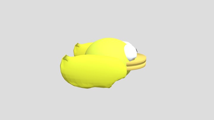 3D model Flappy Bird 3D with Animation VR / AR / low-poly