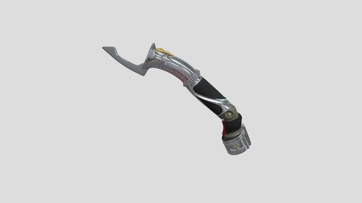 Count Dooku's Lightsaber Hilt 3D Model