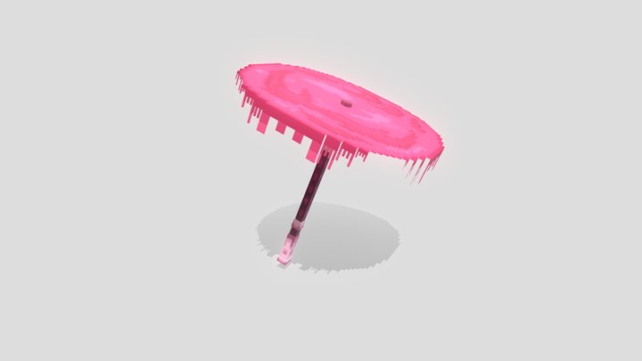 Blood Umbrella 3D Model