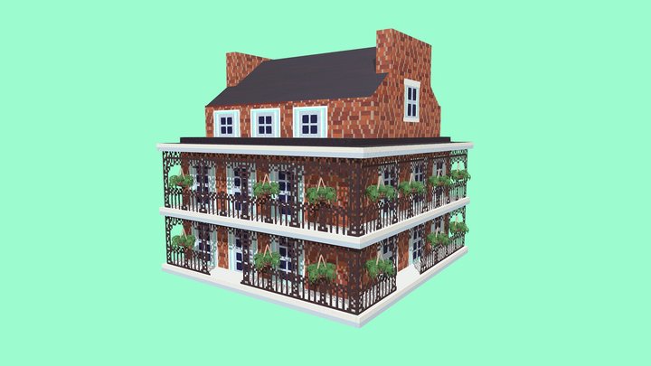 Nawleen's Building 1 3D Model