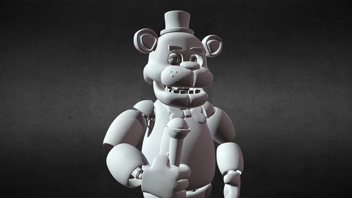 Fnaf 1 Freddy Model - Fnaf Freddy Model, HD Png Download -  1200x1001(#4806558) - PngFind