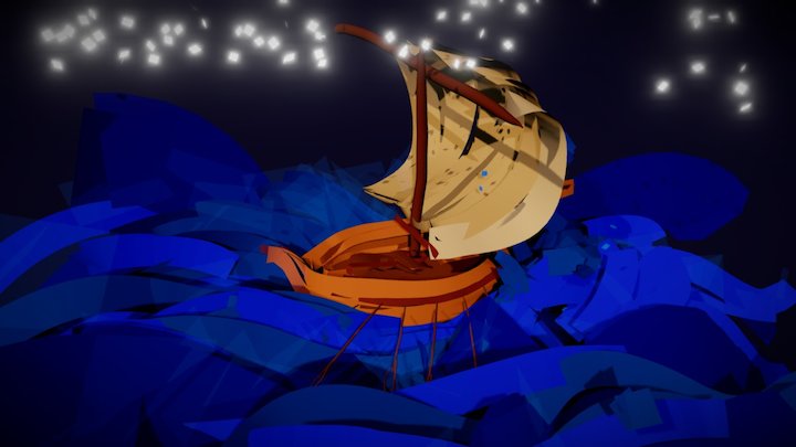 Sailing with the stars 3D Model