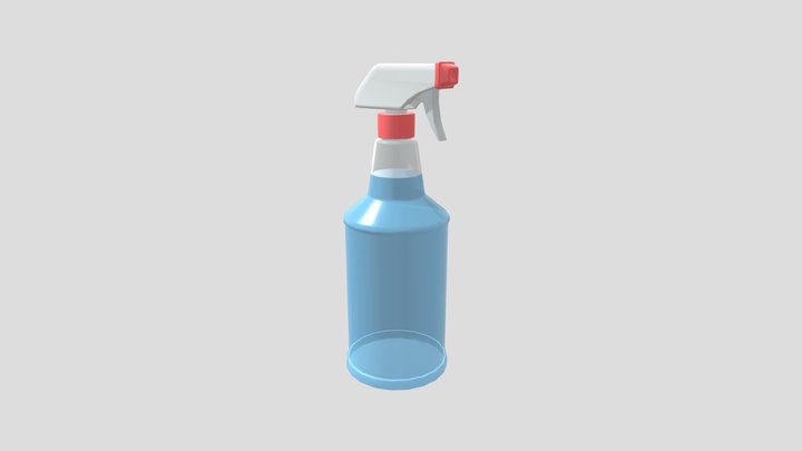 Spray Bottle 3D Model