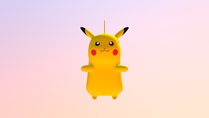 Pikachu2 3D Model