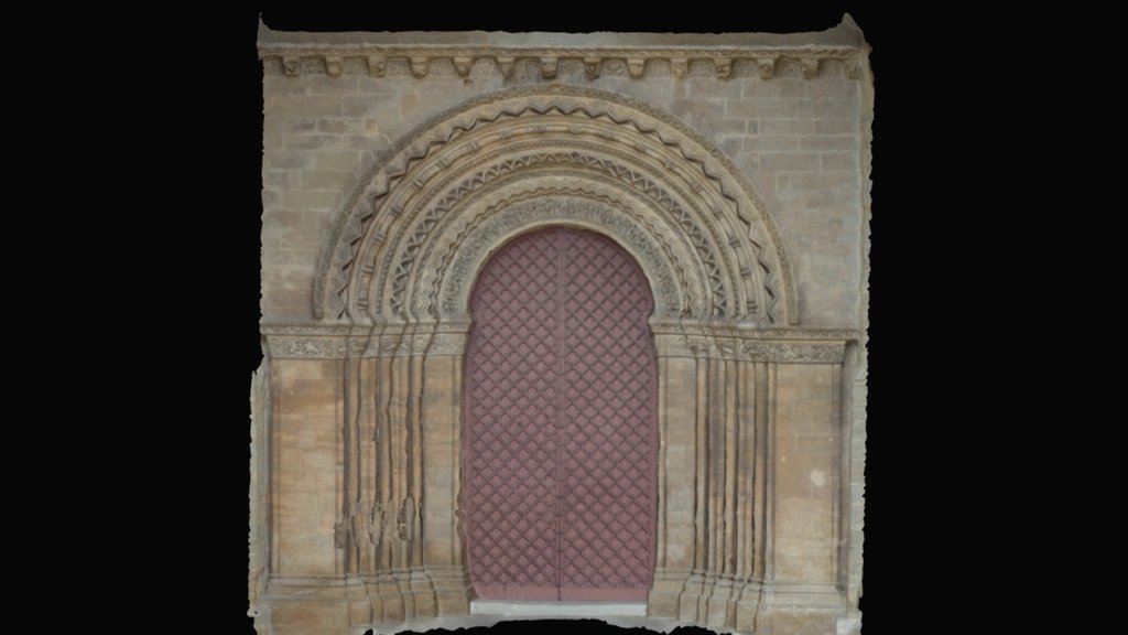 Lleida, la Seu Vella, portail 2