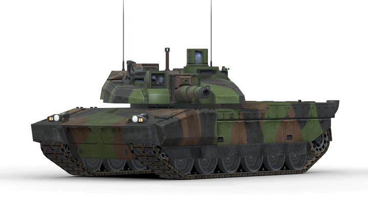 AMX-56 Leclrec Main Battle Tank – Free 3D Model STL