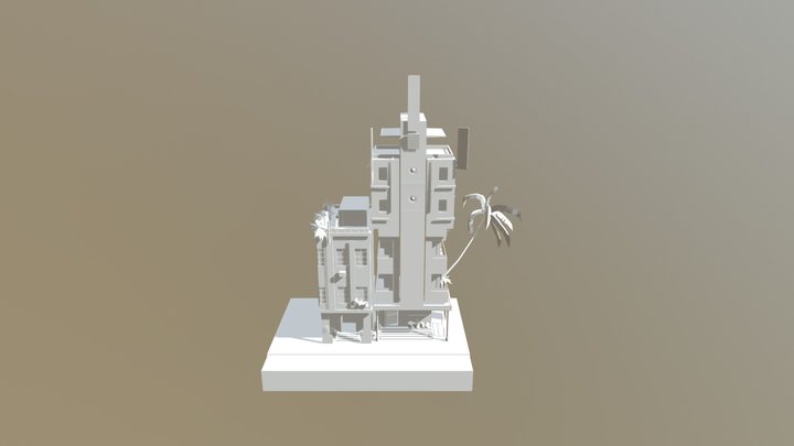Palm_Building 3D Model
