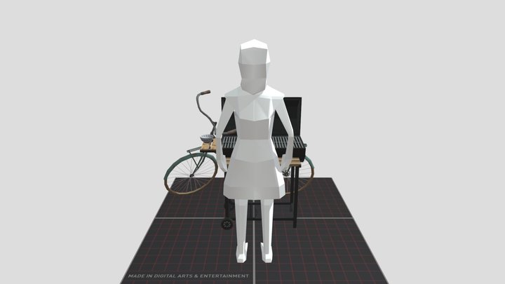 DAE 5 Finished Props - Grandma's House 3D Model