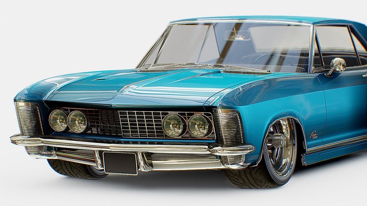 Buick Riviera 1963-1965 | www.vecarz.com – Free 3D Model STL