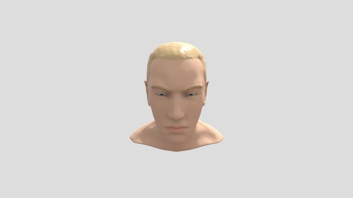 Eminem's Head 3D Model