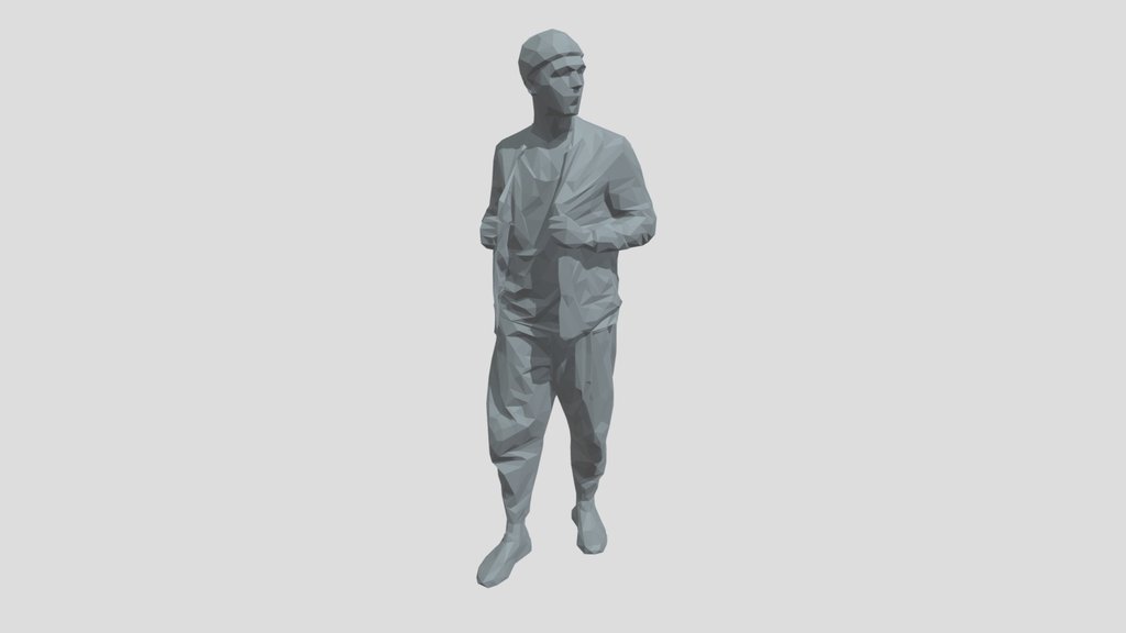 Lowpoly Male Standing