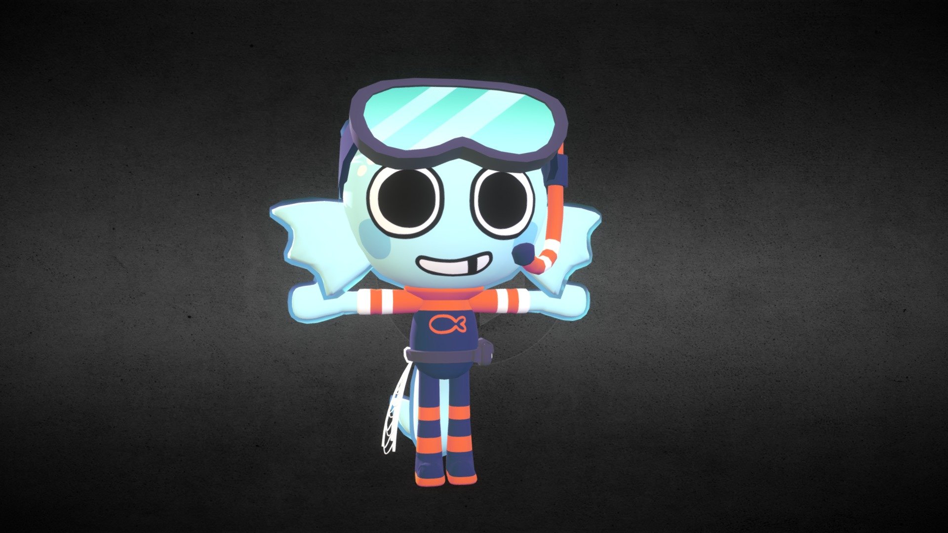 ReefExplorer Finn Official Rig (DANDYS WORLD) - Download Free 3D model ...