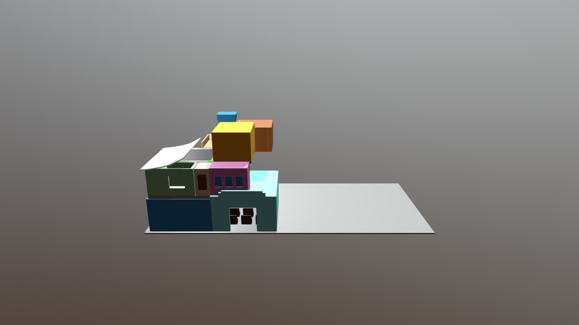 maquete favela (em construção)