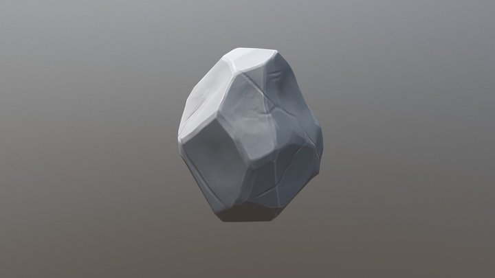 Stylized Rock2 3D Model