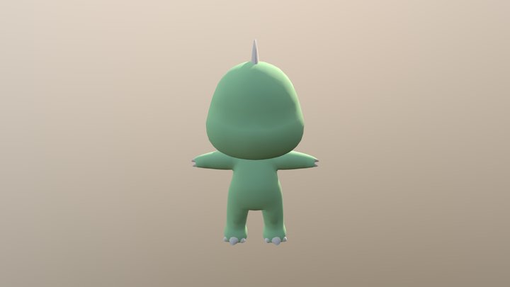 Cute Dino 3D Model