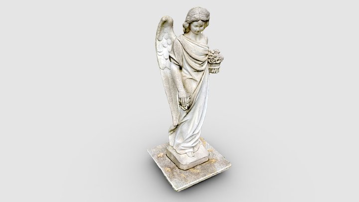 Angel at Eastern Cemetery (Ostfriedhof), Munich 3D Model