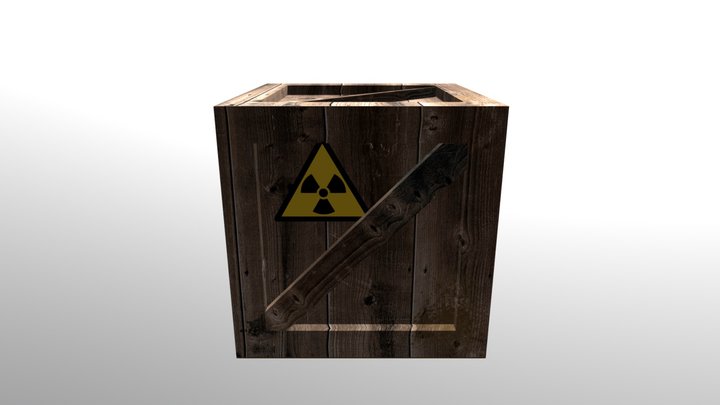 Crate 3D Model