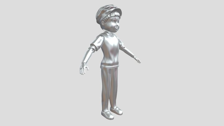 DollBoySquiGame 3D Model