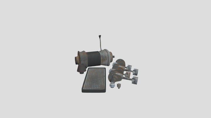 Engine Parts 3D Model