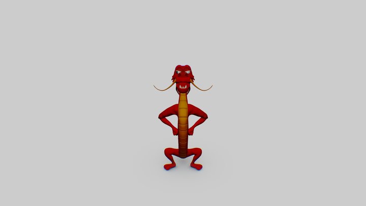 MUSHU MULAN 3D Model