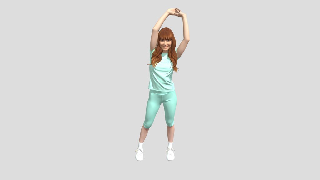 Mint Green Workout Stretch