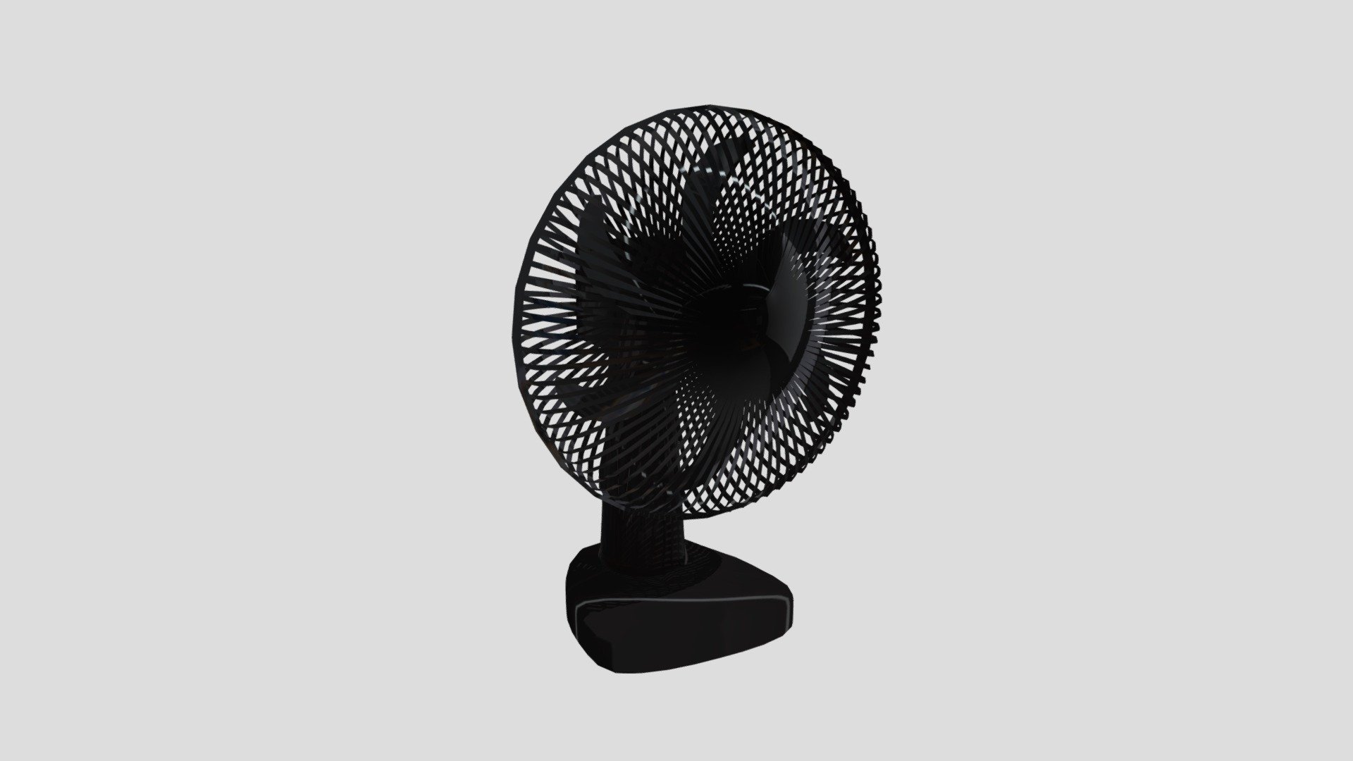 Black Plastic Fan Rotating - Download Free 3D model by Loguiito ...