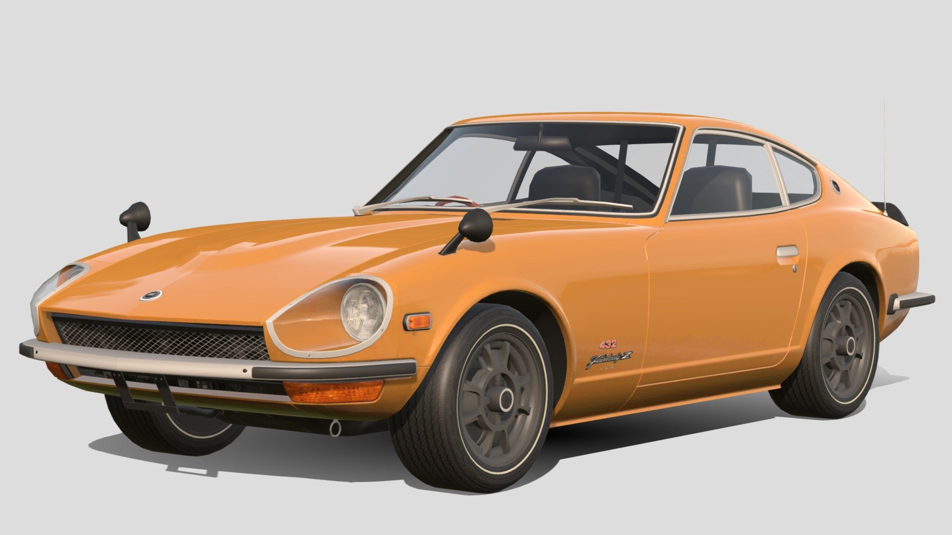 1969 Nissan Fairlady Z 432 - Download Free 3D model by