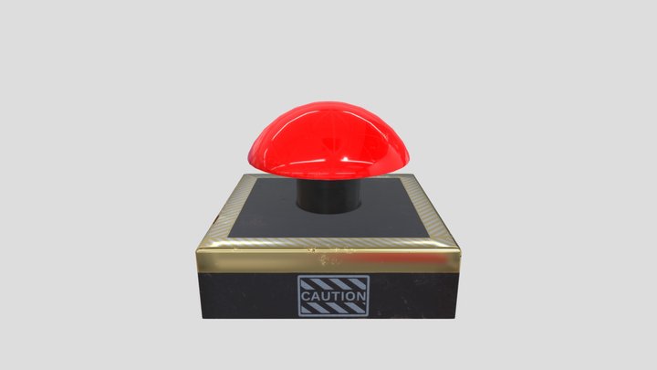 button from garten of bonbon 3D Model