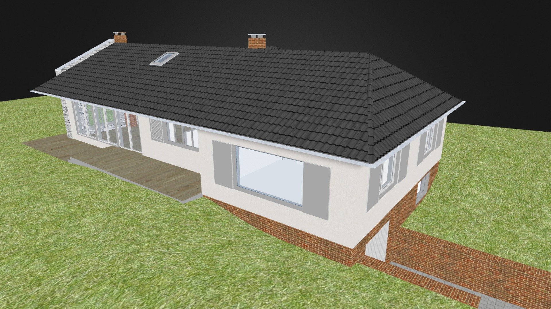 House Extension - 3D model by rotor.labs [chAcYyY] - Sketchfab