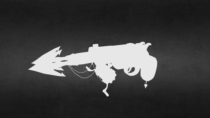 Early Japanese Kayaba Double Flate Pistol 3D Model