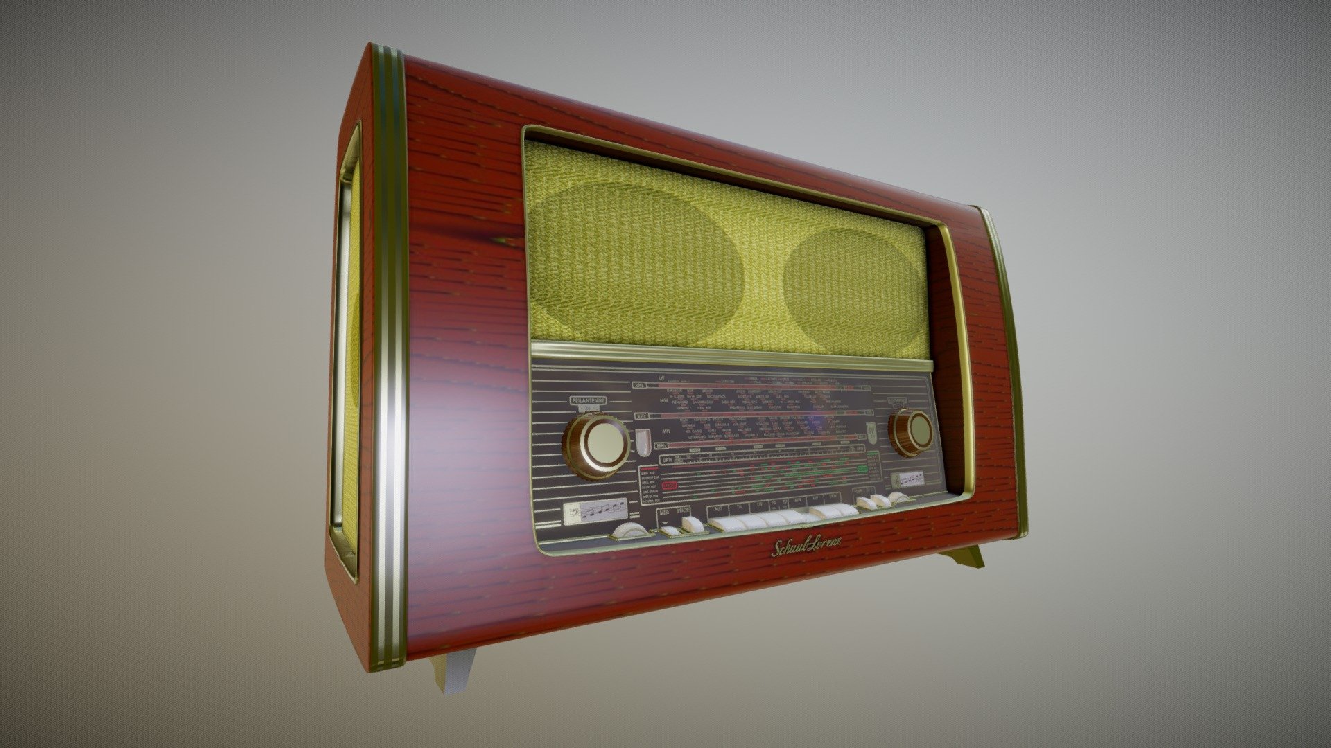 Schaub-Lorenz radio - Buy Royalty Free 3D model by JuanG3D [cshQ2p3 ...