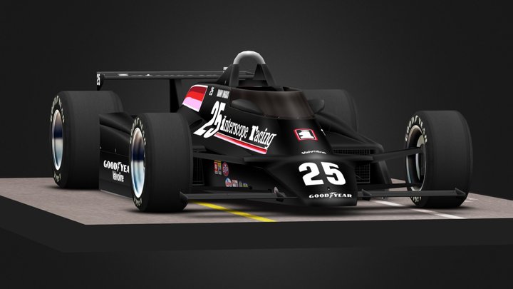 BATMOBILE INDY500 1981 3D Model