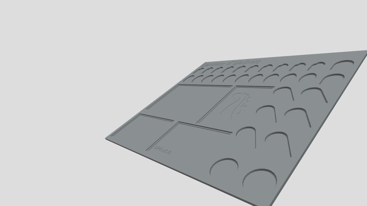 Mansions of Madness player tray V2 3D Model
