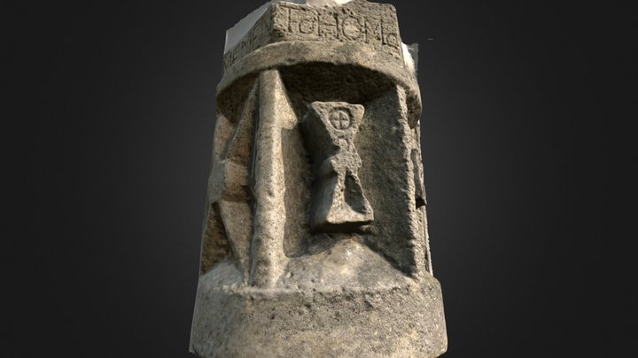 Architektonický prvok na rohu kostola (Jastrabá) 3D Model