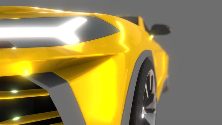 Free Lamborghini Urus 3D Model