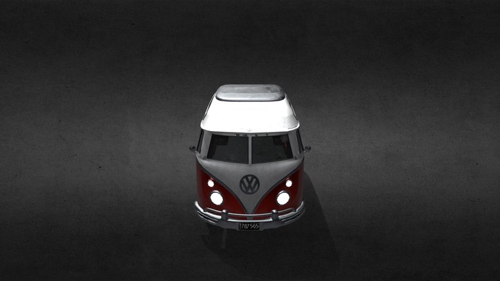 Volkswagen Kombi 3D Model