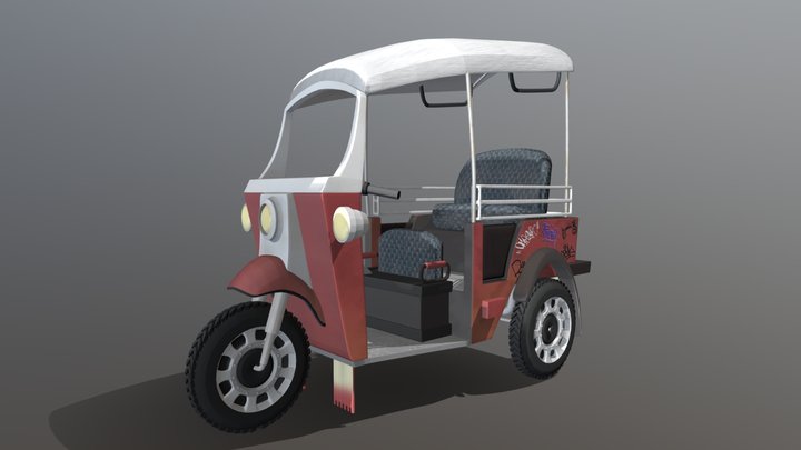 HIGH_Poly_Mototaxi 3D Model