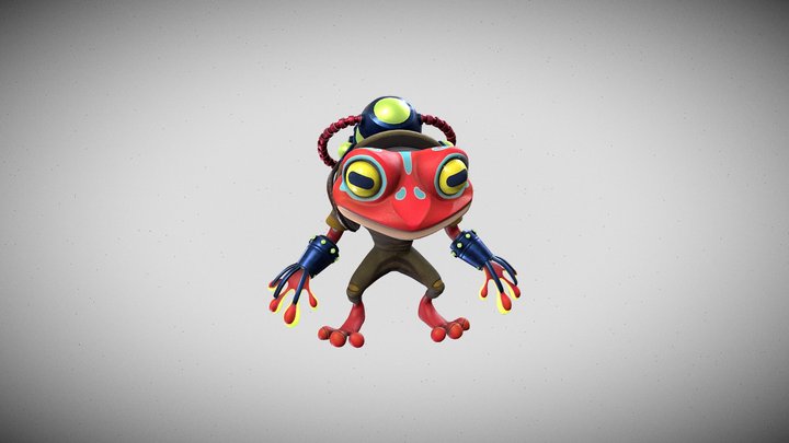 FrogRender 3D Model