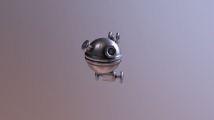 A Tiny Crisis in Space - Basicbot 3D Model