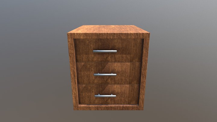 Filing Cabinet 3D Model